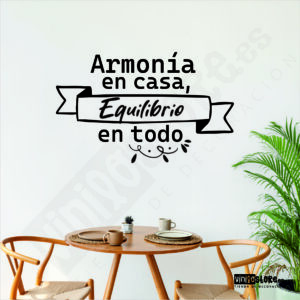 Armonía en casa, equilibrio en todo