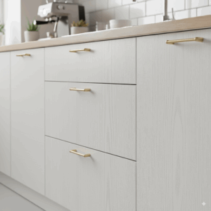 Vinilo Símil Madera Blanca