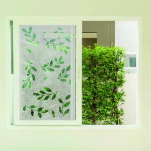 Vinilo Hojas con Fondo