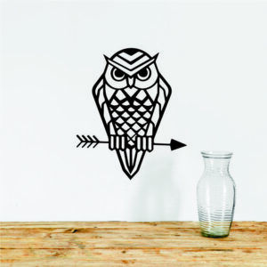 El Búho Adhesivo Personalizable