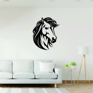 Vinilo Silueta de Caballo Personalizable para Pared