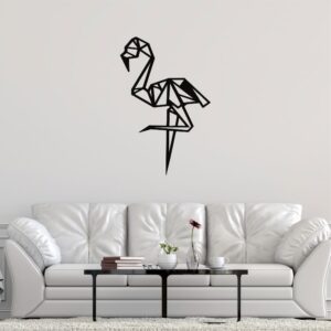 Flamenco Geométrico Adhesivo Personalizable