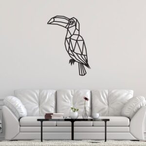 Tucán Geométrico Adhesivo Personalizable