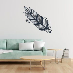 Pluma Decorativa Adhesiva Personalizable