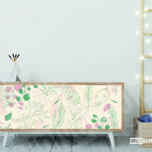 Vinilos de Variedad Hojas Verdes