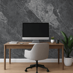 Vinilo efecto mármol gris oscuro