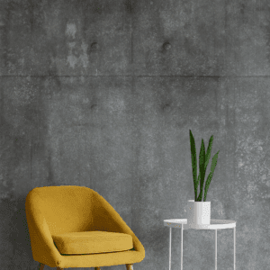 Vinilo impreso efecto cemento oscuro industrial