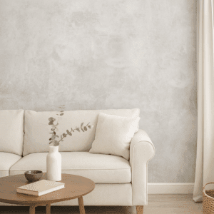 Vinilo impreso gris claro efecto cemento minimalista