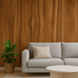 Vinilo efecto madera nogal cálido