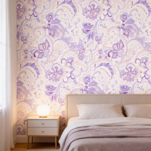 Arabesco Violeta Pastel Decorativo